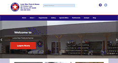 Desktop Screenshot of lonestarfarmandhome.com